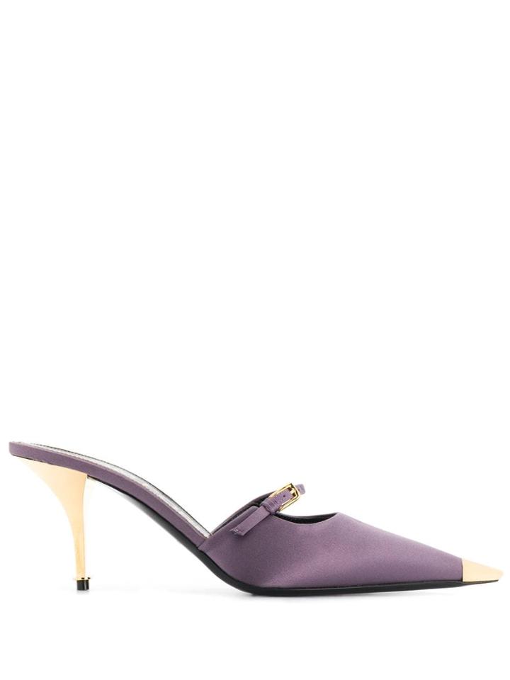 Tom Ford Pointed Toe Mules - Purple