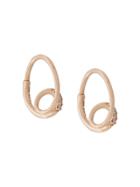 Maria Black 14kt Yellow Gold Acrobat Diamond Hoop Earrings