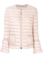 Moncler Zipped Padded Jacket - Nude & Neutrals