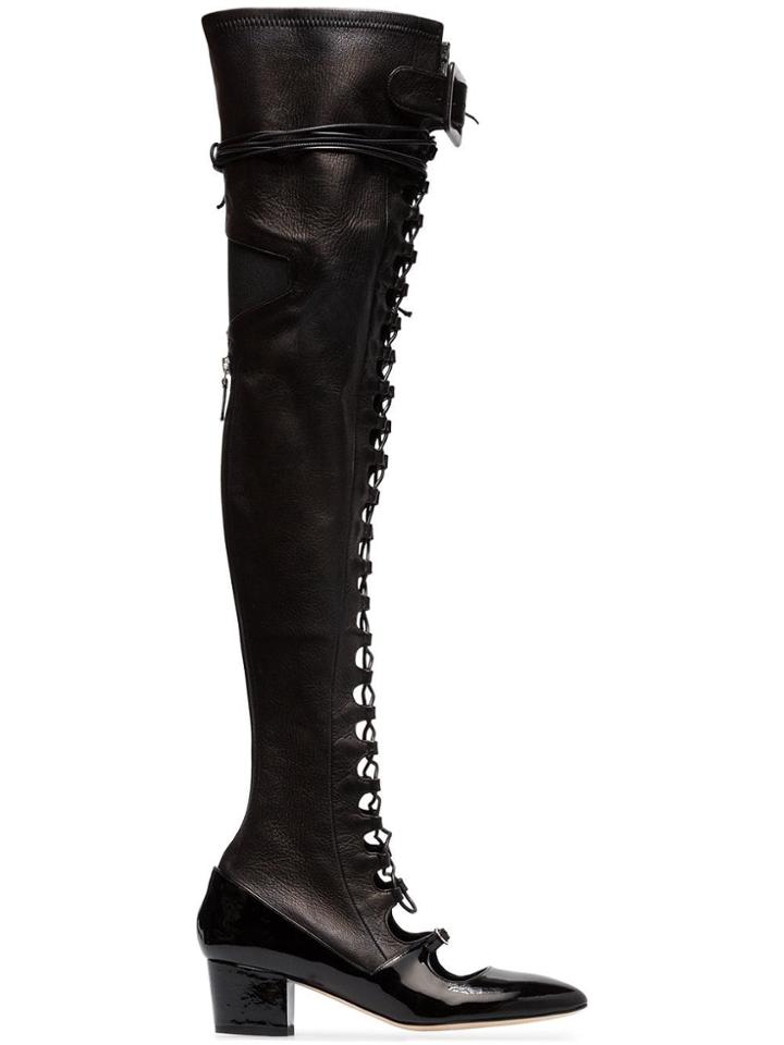Liudmila Leather Mille Hortense 50 Boots - Black