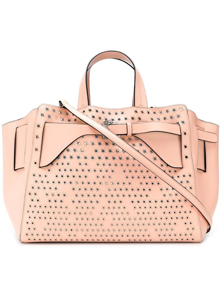 Paula Cademartori Star Punch-hole Tote Bag - Pink