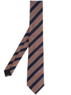 Cerruti 1881 Striped Tie - Brown