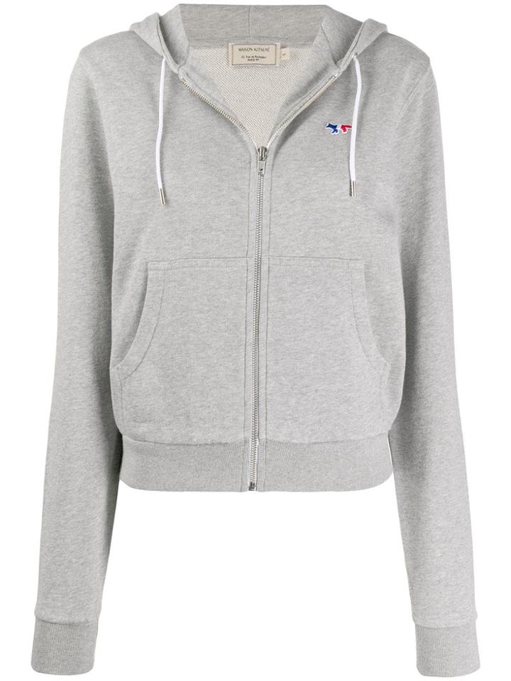 Maison Kitsuné Zipped-up Jacket - Grey