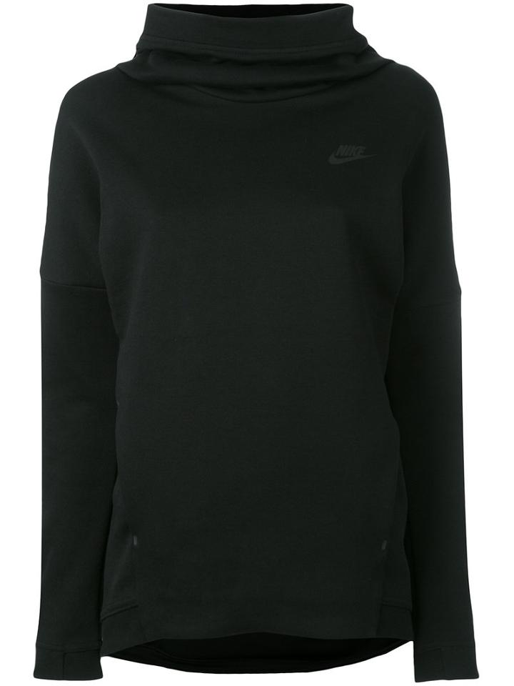 Nike Technical Fleece Pullover Hoodie, Women's, Size: Small, Black, Cotton/polyester