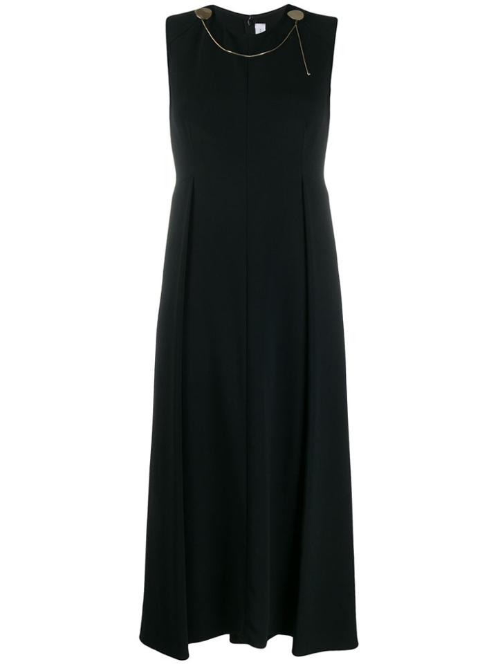 Victoria Beckham Chain Trim Dress - Black
