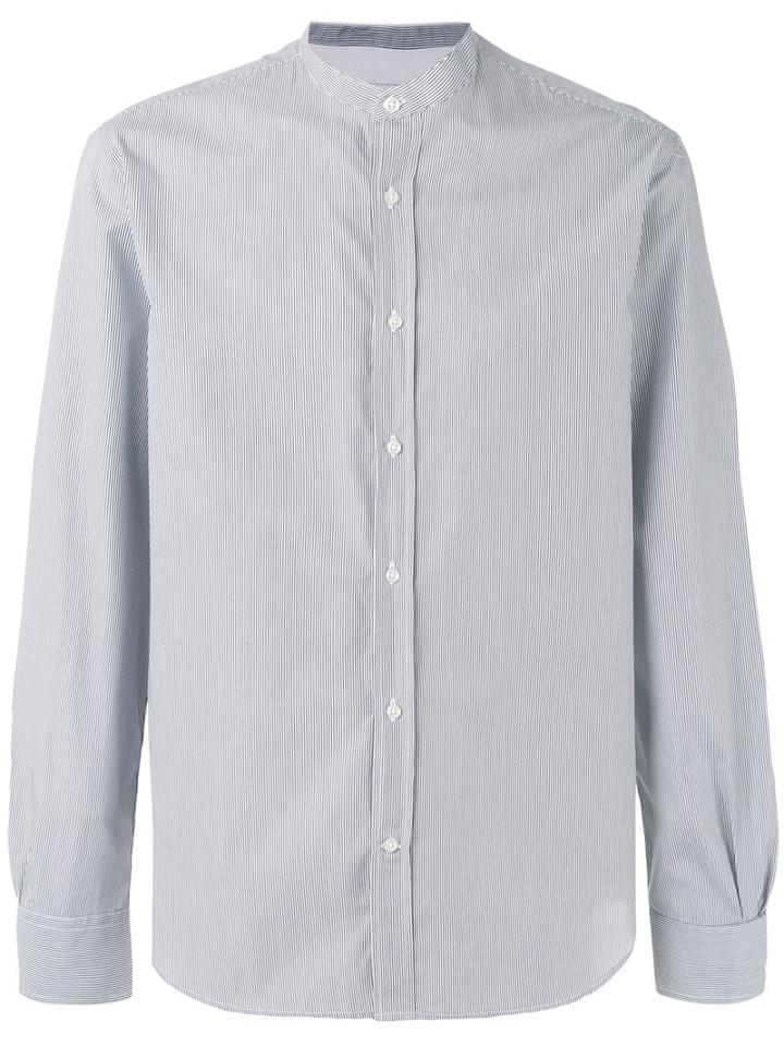 Officine Generale - Band Collar Shirt - Men - Cotton - Xl, White, Cotton