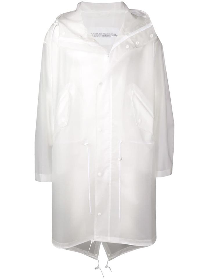 Calvin Klein Jeans Est. 1978 Logo Hooded Parka - Neutrals