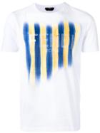Fendi Logo Print T-shirt, Men's, Size: 54, White, Cotton