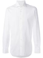 Barba 'culto' Line Shirt, Men's, Size: 41, White, Cotton