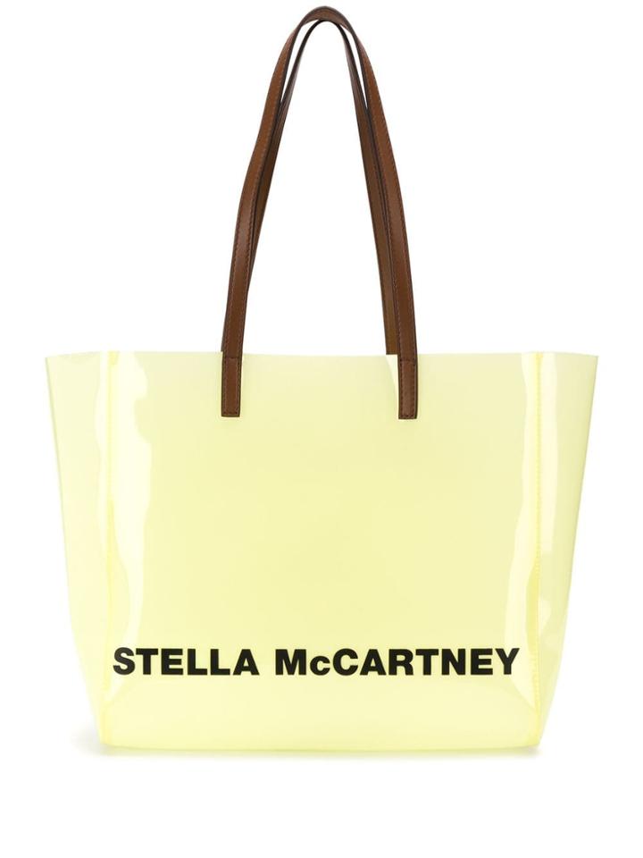 Stella Mccartney Logo Tote Bag - Yellow