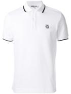 Mcq Alexander Mcqueen Logo Print Polo Shirt, Men's, Size: Small, White, Cotton