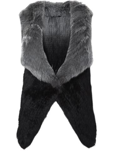 Meteo By Yves Salomon Furry Waistcoat