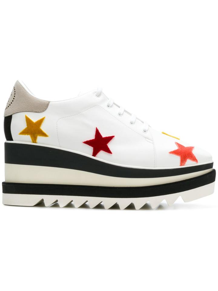 Stella Mccartney Star Platform Brogues - White