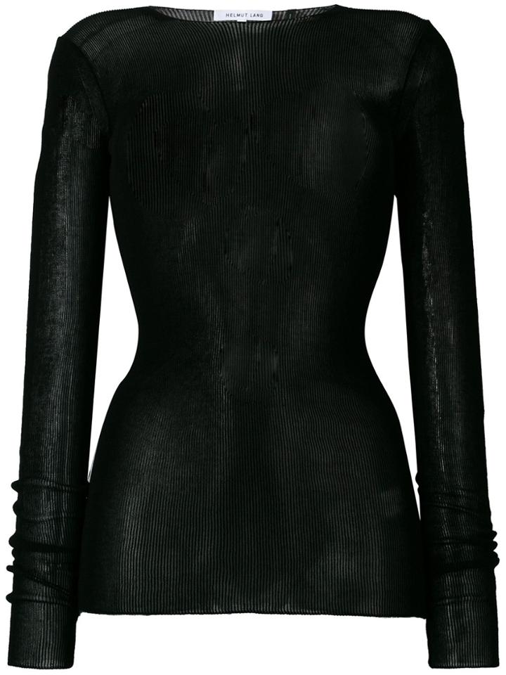 Helmut Lang Chic Design Top - Black