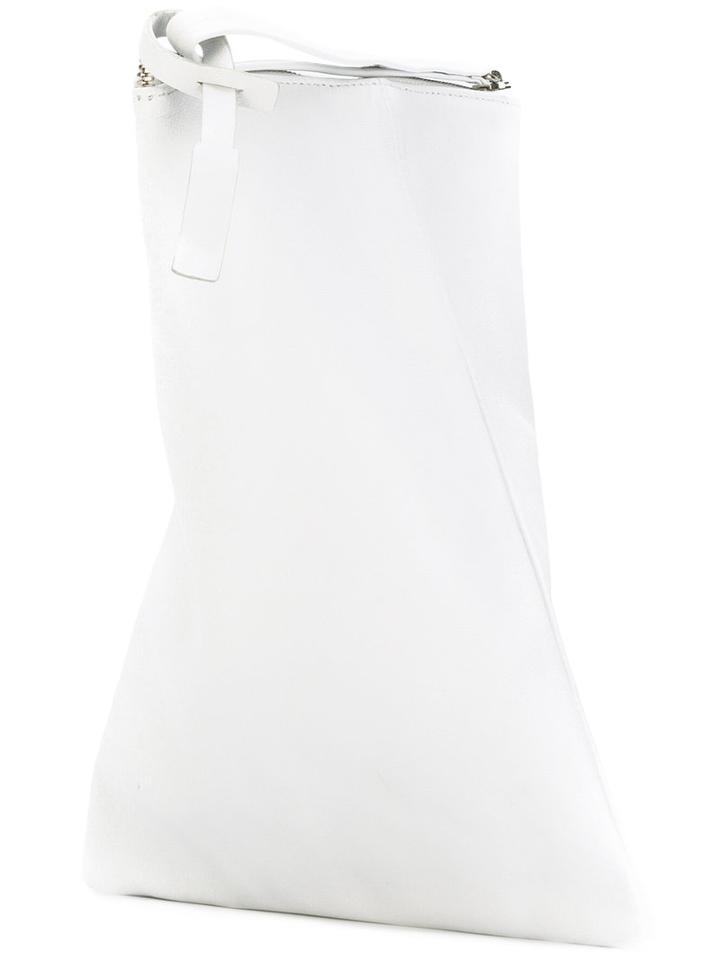 Casa Nata - Twist Clutch - Women - Nappa Leather - One Size, White, Nappa Leather