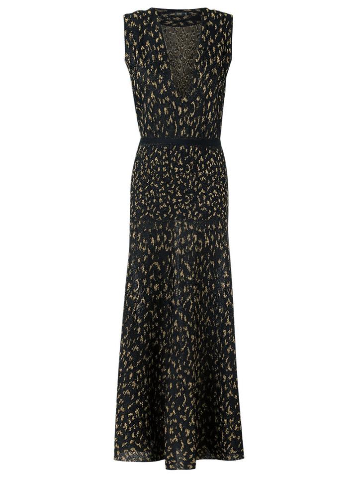 Gig - Pattern Knit Dress - Women - Polyimide - M, Women's, Black, Polyimide