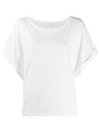 Isabel Benenato Hi-low Hem T-shirt - White