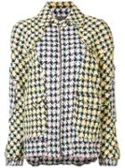Oversized Bomber Jacket - Women - Cotton/acrylic/nylon/viscose - S, Yellow/orange, Cotton/acrylic/nylon/viscose, Les Animaux