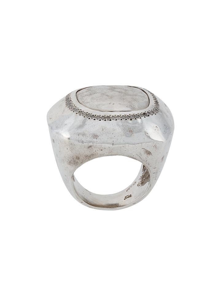 Rosa Maria Chunky Ring - Metallic