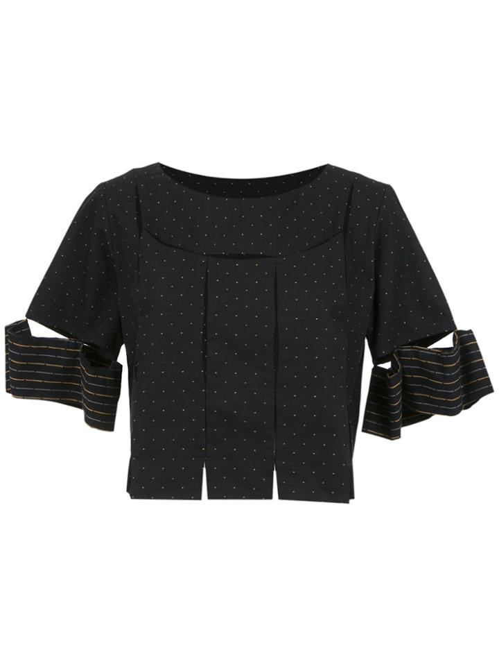 Lilly Sarti Triangulos Blouse - Black