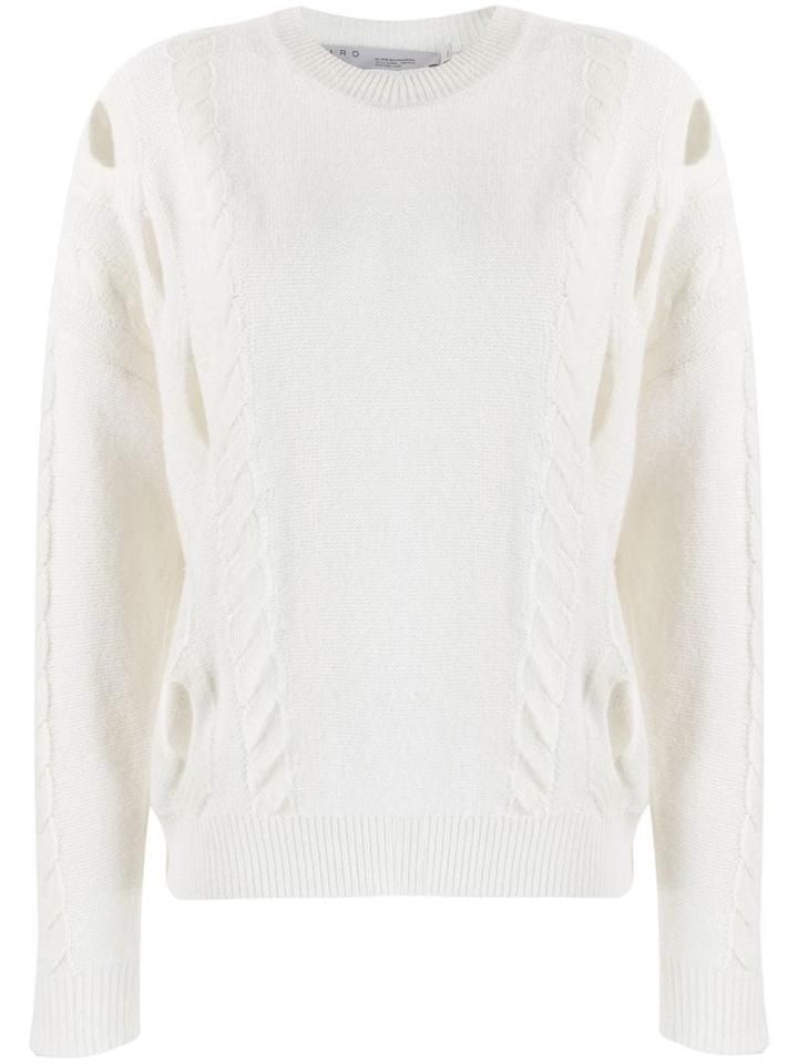 Iro Cut-out Detail Sweater - White