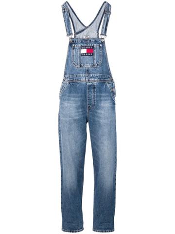 Tommy Jeans Denim Dungarees - Blue