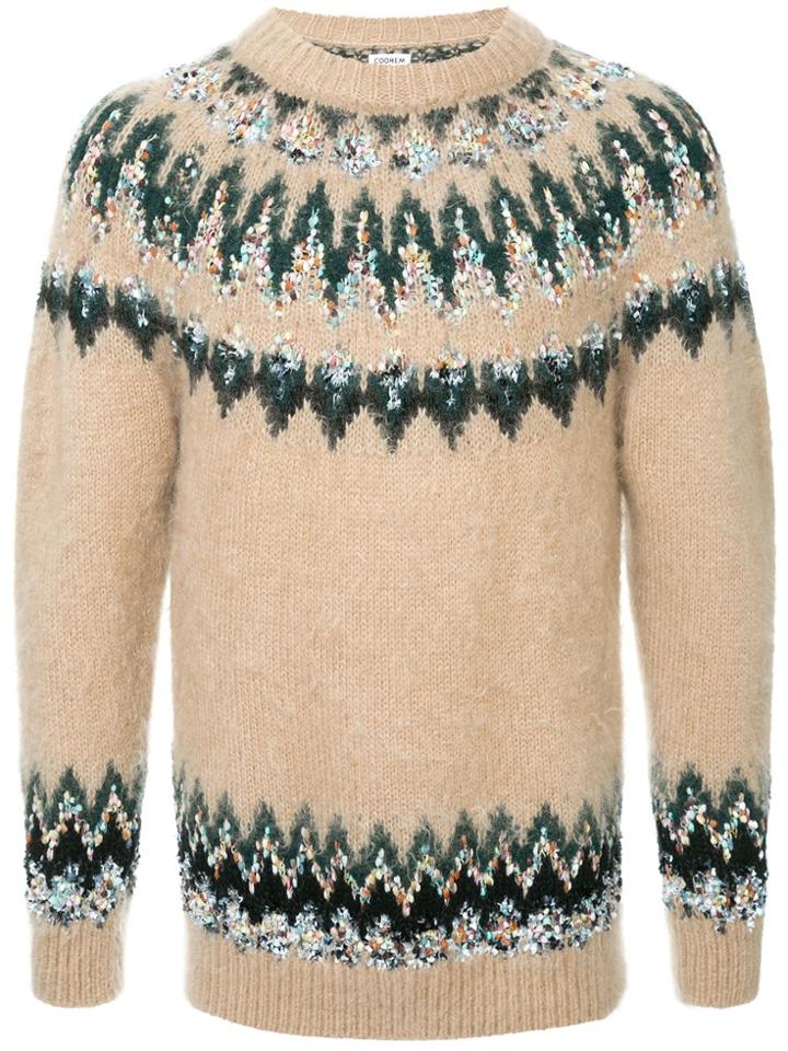 Coohem Nordic Knit Pullover - Brown
