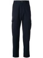 Eleventy Slim-fit Cargo Trousers - Blue