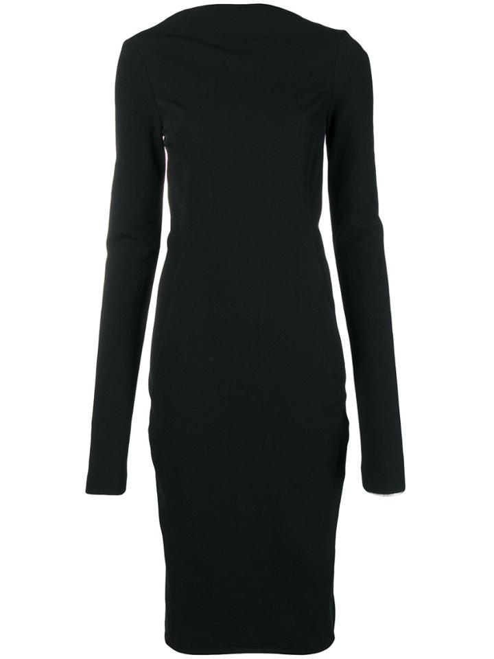Rick Owens High Neck Dress - Black