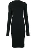 Rick Owens High Neck Dress - Black