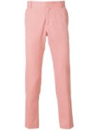 Daniele Alessandrini Tailored Fitted Trousers - Pink & Purple