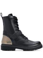 Moncler Calypso Lace-up Combat Boots - Black