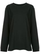 Margaret Howell Oversized Jersey Sweater - Black