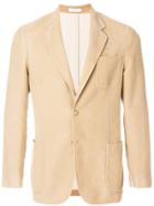 Boglioli Notched Lapel Blazer - Nude & Neutrals