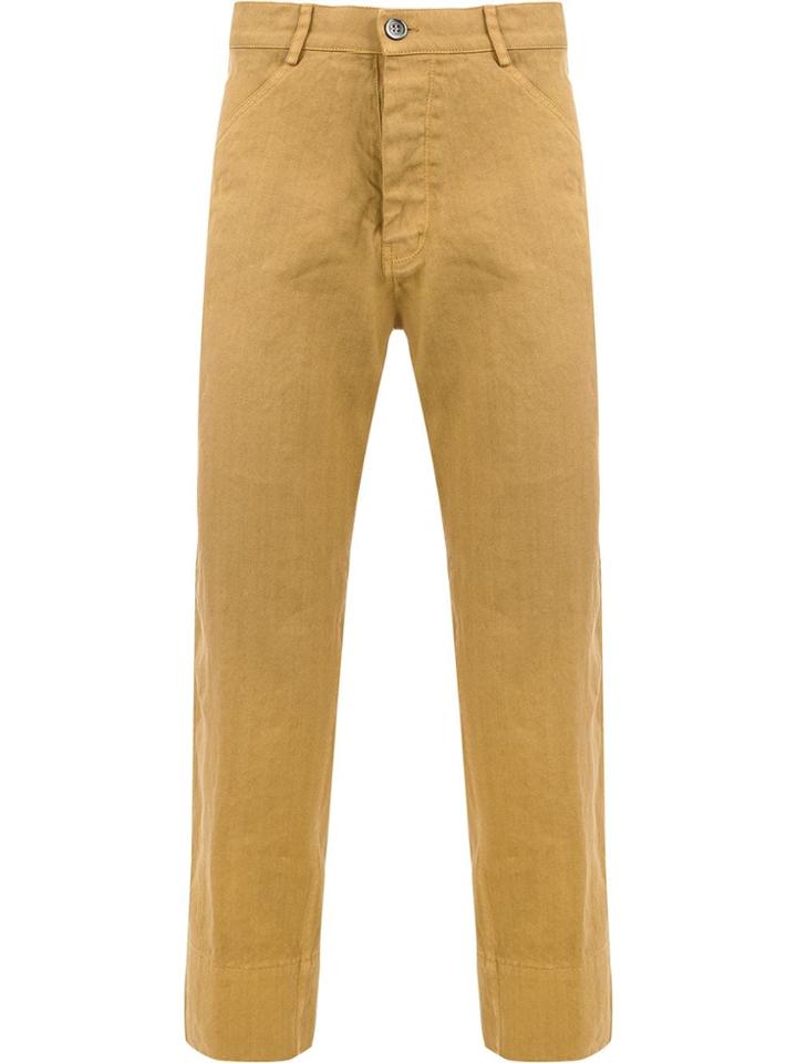 Federico Curradi Regular Slim Chinos - Brown