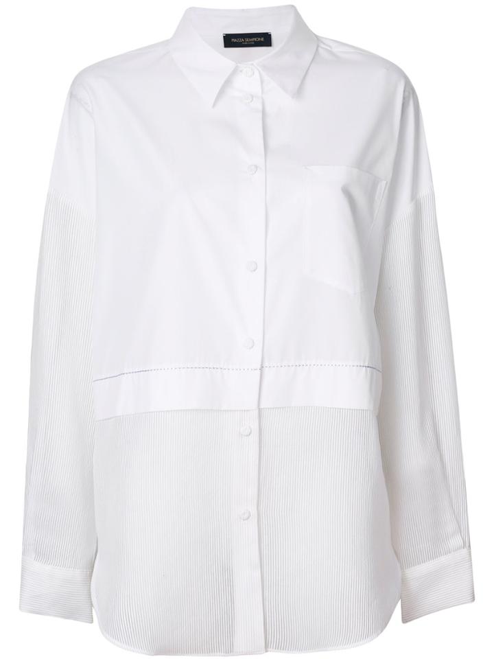 Piazza Sempione Layered Shirt - White