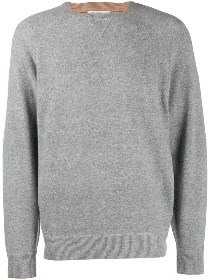 Brunello Cucinelli Fine Knit Sweater - Grey