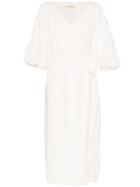 Mara Hoffman Francesca Hemp Wrap Dress - White
