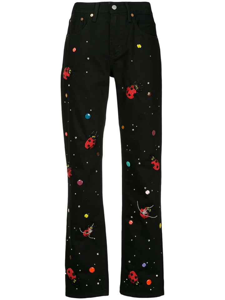 Romance Was Born X Levis Crystal Coven Jeans - Black