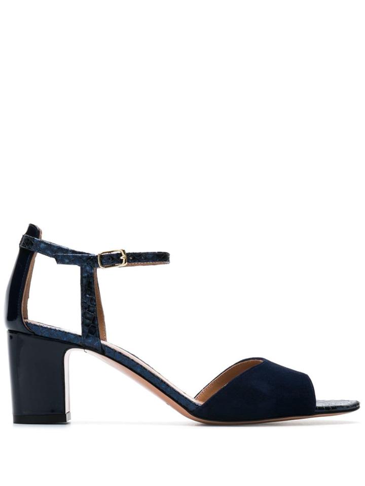 Jean-michel Cazabat Chunky Heel Sandals - Blue