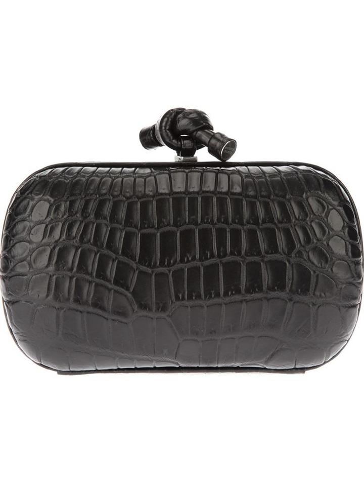 Bottega Veneta Aligator Box Clutch