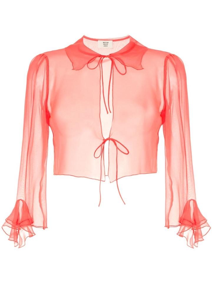 Maryam Nassir Zadeh Wren Blouse - Pink