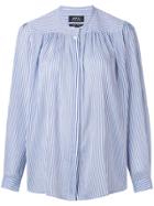 A.p.c. Relaxed Striped Blouse - Blue