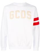 Gcds Logo Sweatshirt - White