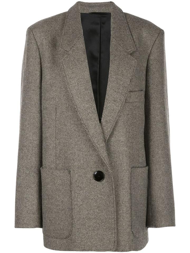 Lemaire Oversized Boxy Jacket - Brown