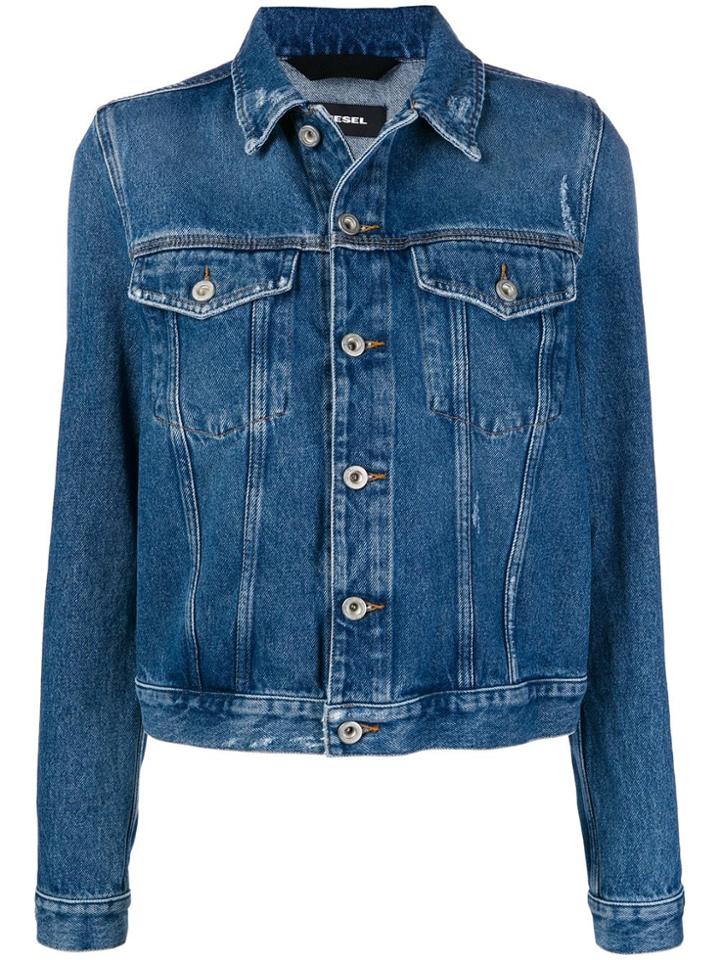 Diesel Fitted Denim Jacket - Blue