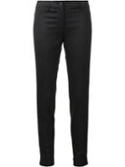 Fabiana Filippi Skinny Cropped Tailored Trousers, Women's, Size: 44, Grey, Spandex/elastane/virgin Wool