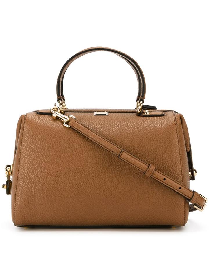 Dolce & Gabbana Padlock Doctor's Tote Bag, Women's, Nude/neutrals