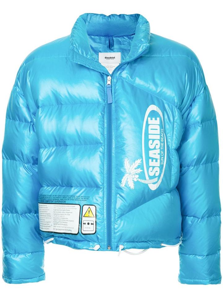Doublet Short Padded Coat - Blue