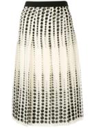Giambattista Valli Pleated Midi Skirt - Neutrals